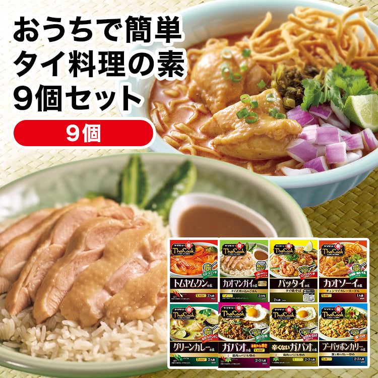 おうちで簡単 タイ料理の素9個セット
