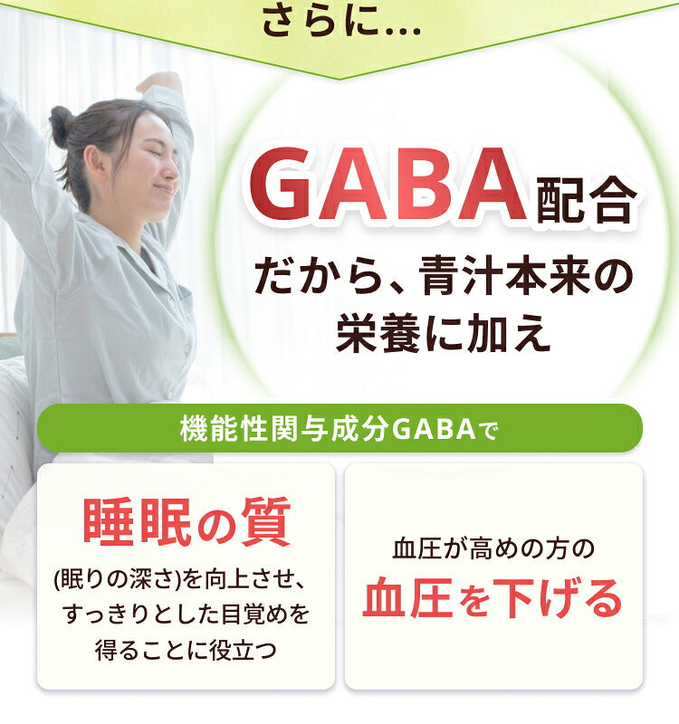 【新発売】GABA青汁（1本）210g