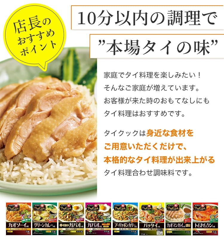 おうちで簡単　タイ料理の素9個セット